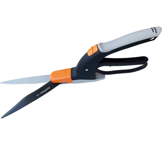 Изображение товара Ножницы для травы NIKONA с волнистым лезвием, угол вращения, 360 гр., 67-155