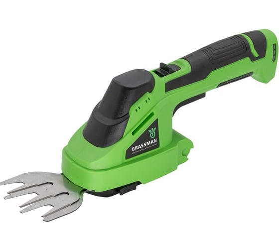 Изображение товара Кусторез аккумуляторный Grassman CH-3602, 3,6 В, 1.5 Ач, 2в1, длина реза 120 мм, ЗУ, коробка (1/8) 020289