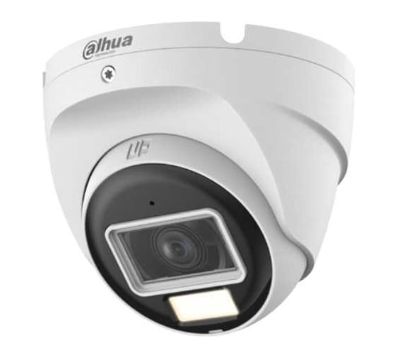 Изображение товара Видеокамера купольная Dahua HDCVI с фиксированным объективом DH-HAC-T2A51P-U-IL-0280B-S2