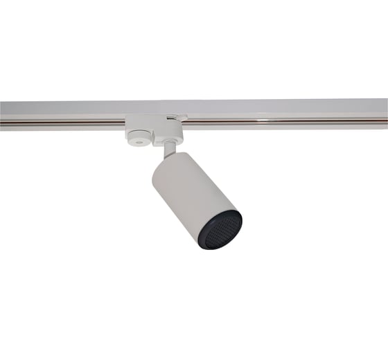 Изображение товара Светильник трековый De Fran белый с черным, СОТА GU10 35Вт 220В, NL-0310 WHB