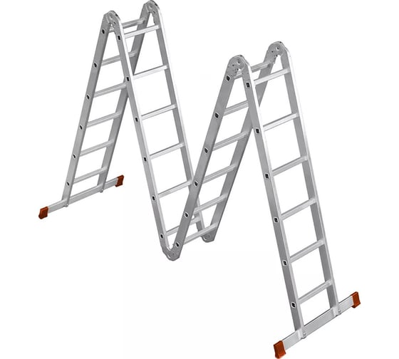 Изображение товара Лестница алюминиевая Sarayli трансформер, 4х6, 18239