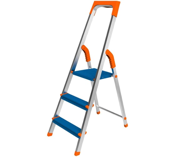 Изображение товара Алюминиевая комбинированная стремянка Sarayli EUROPA COLOR 3 ступени 18184