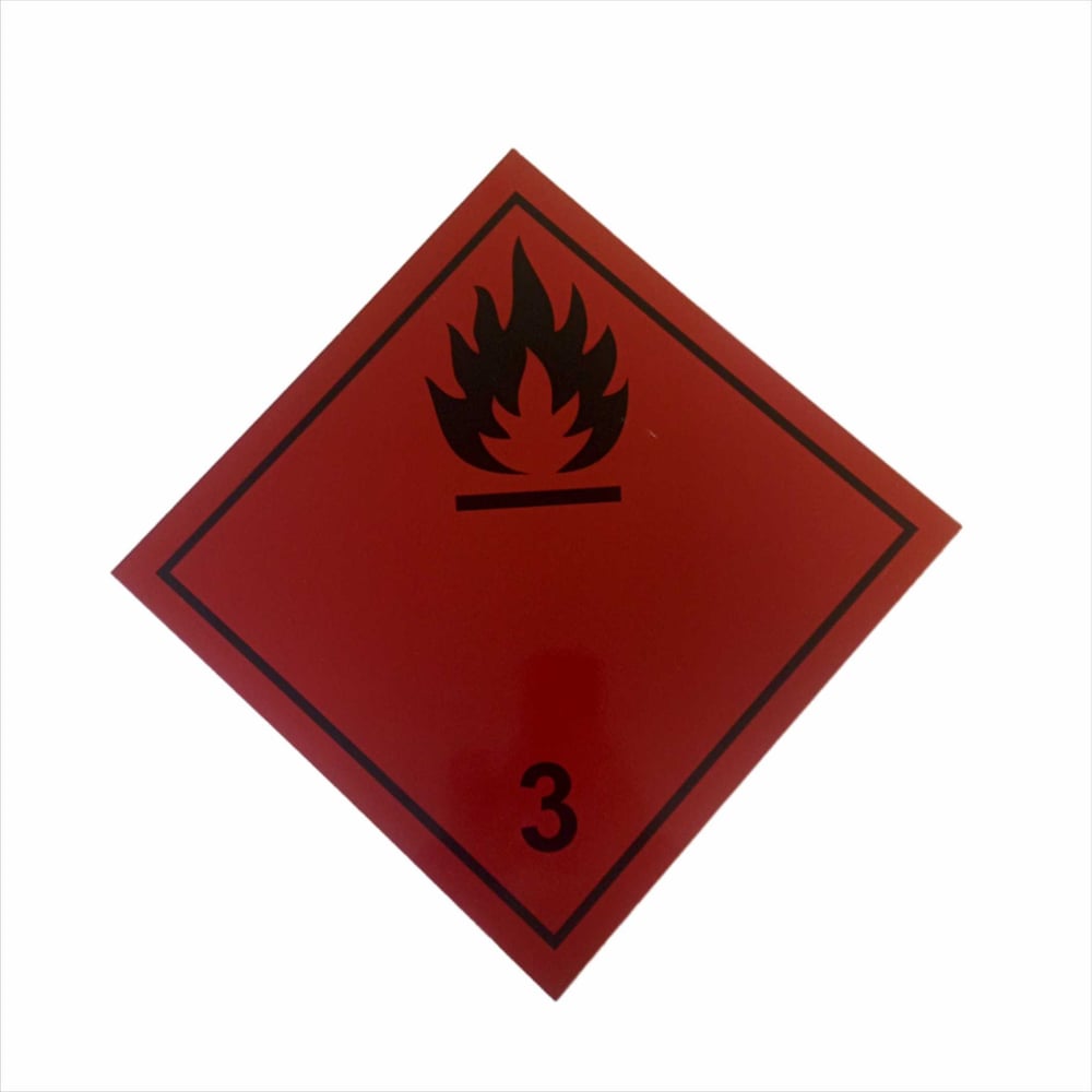 Изображение товара Информационное табло Vengo по ДОПОГ, класс опасности 3, легковоспламеняющиеся жидкости, на основе, 300x300 ИТ-КО-3