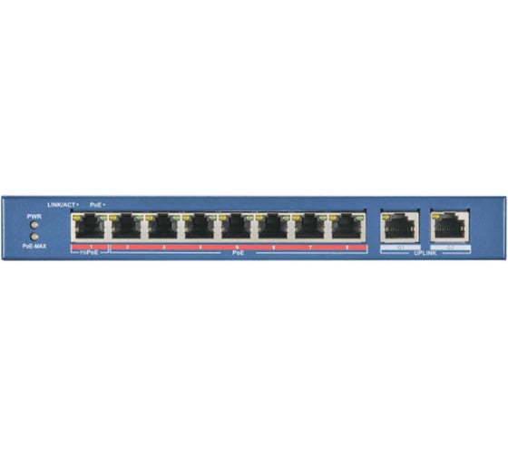 Изображение товара PoE коммутатор Hikvision Ethernet, DS-3E0310P-E/M УТ-00028569