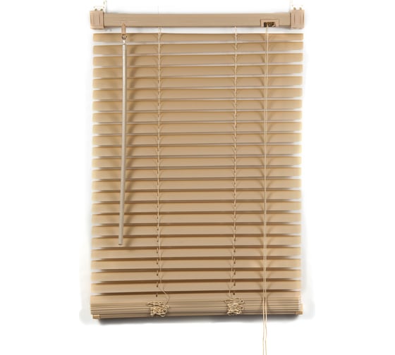 Изображение товара Пластиковые жалюзи ПраймДекор 100x150 см, бежевые 2100002