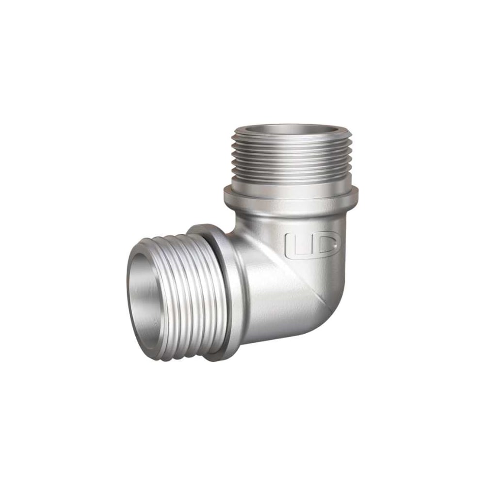 Изображение товара Угол LD Pride 90 гр, DN15, латунь никель, модель LD.67.537.15