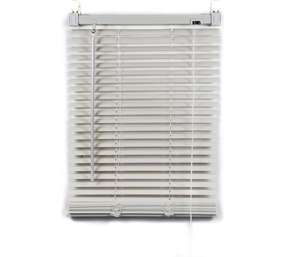 Изображение товара Пластиковые жалюзи ПраймДекор 100x150 см, белые 1100001