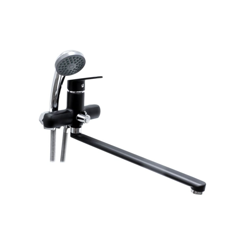 Изображение товара Доракон DВ 2134B-35L смеситель для ванны шаровый черный 350 мм