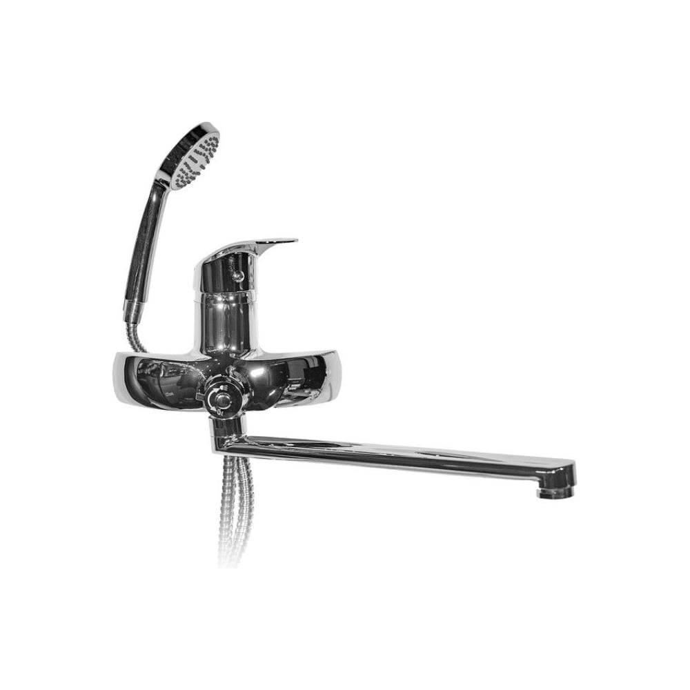 Изображение товара Современный однорычажный смеситель для ванны Doron DВ 2156-30L хромированное покрытие