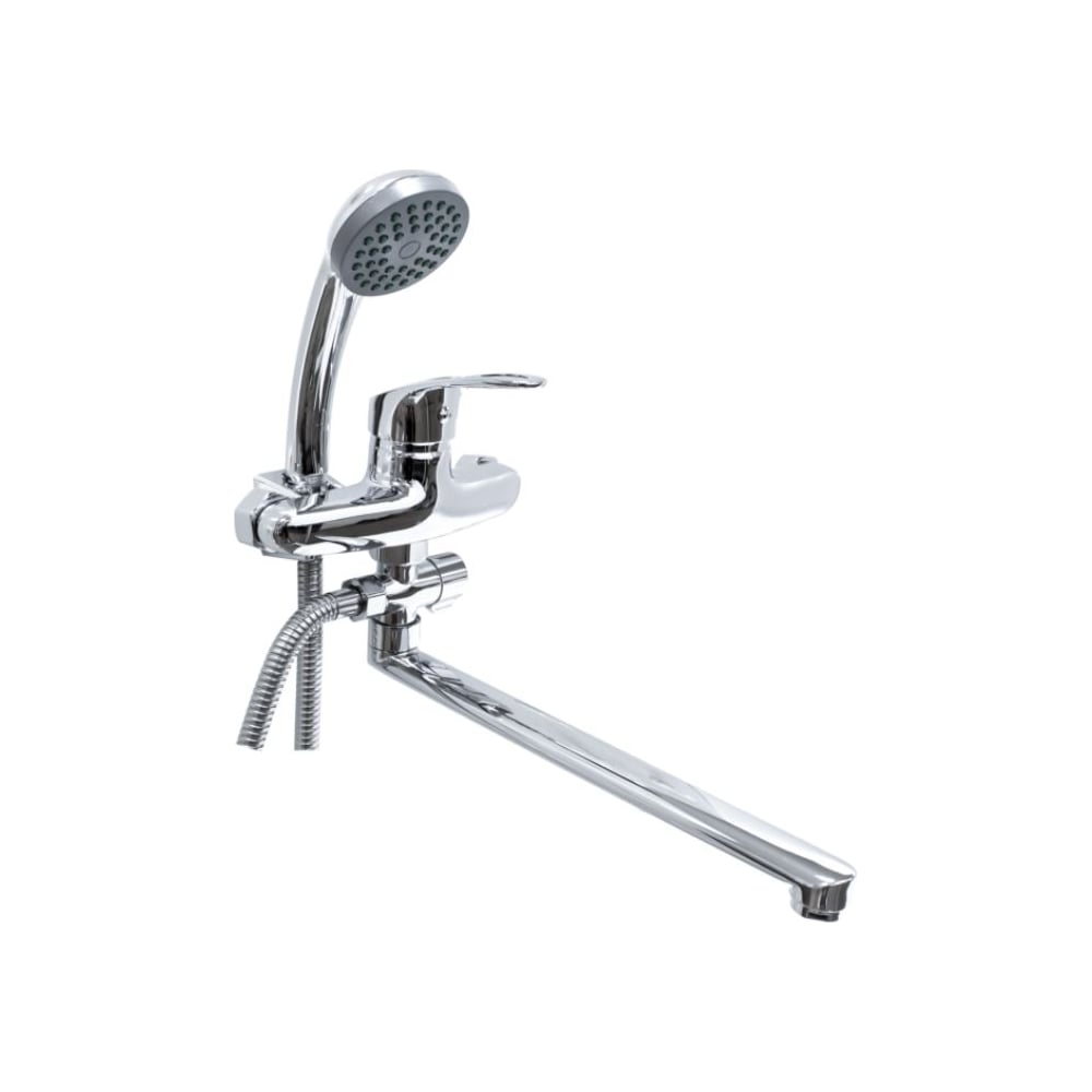 Изображение товара Современный смеситель для ванны Doron DВ 2241-30L с выдвижной лейкой и поворотным изливом