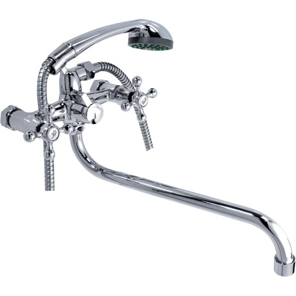 Изображение товара Смеситель для ванны Kranar KB 1301-30S хром двухрычажный 300 мм с лейкой