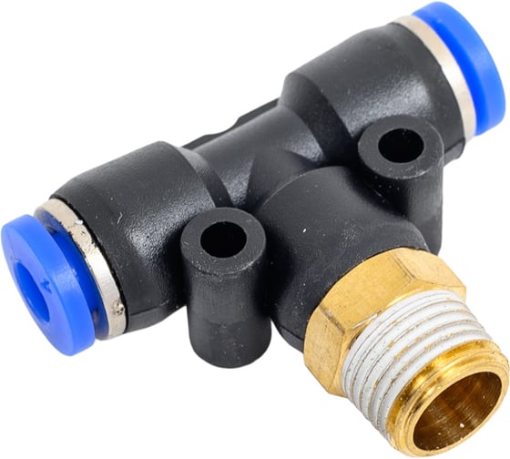 Изображение товара Фитинг цанговый ARMA T-образный 04-1/8M-04 мм CFT-04-1/8M-04