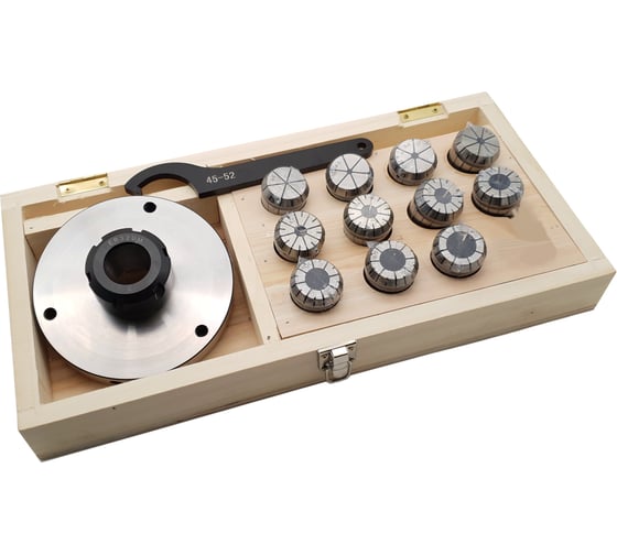 Изображение товара Патрон цанговый ER32 125 мм, 11 цанг, 2-20 мм ТЕХНОРЕАЛ МА310050515