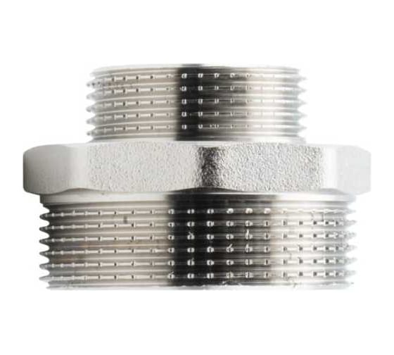 Изображение товара Ниппель переходной ALATO НР-НР 2"x1 1/4", латунь никелированная, 0104-5032