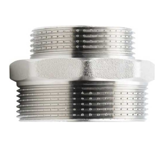 Изображение товара Ниппель переходной ALATO НР-НР 2"x1 1/2", латунь никелированная, 0104-5040