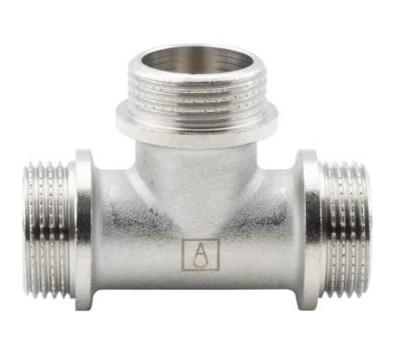 Изображение товара Тройник прямой ALATO НР-НР-НР 1", латунь никелированная, 0113-2525