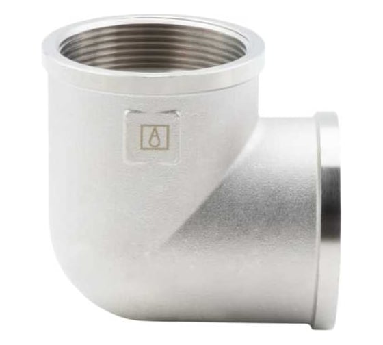 Изображение товара Угольник ALATO 90, ВР-ВР 1", латунь никелированная, 0106-2525