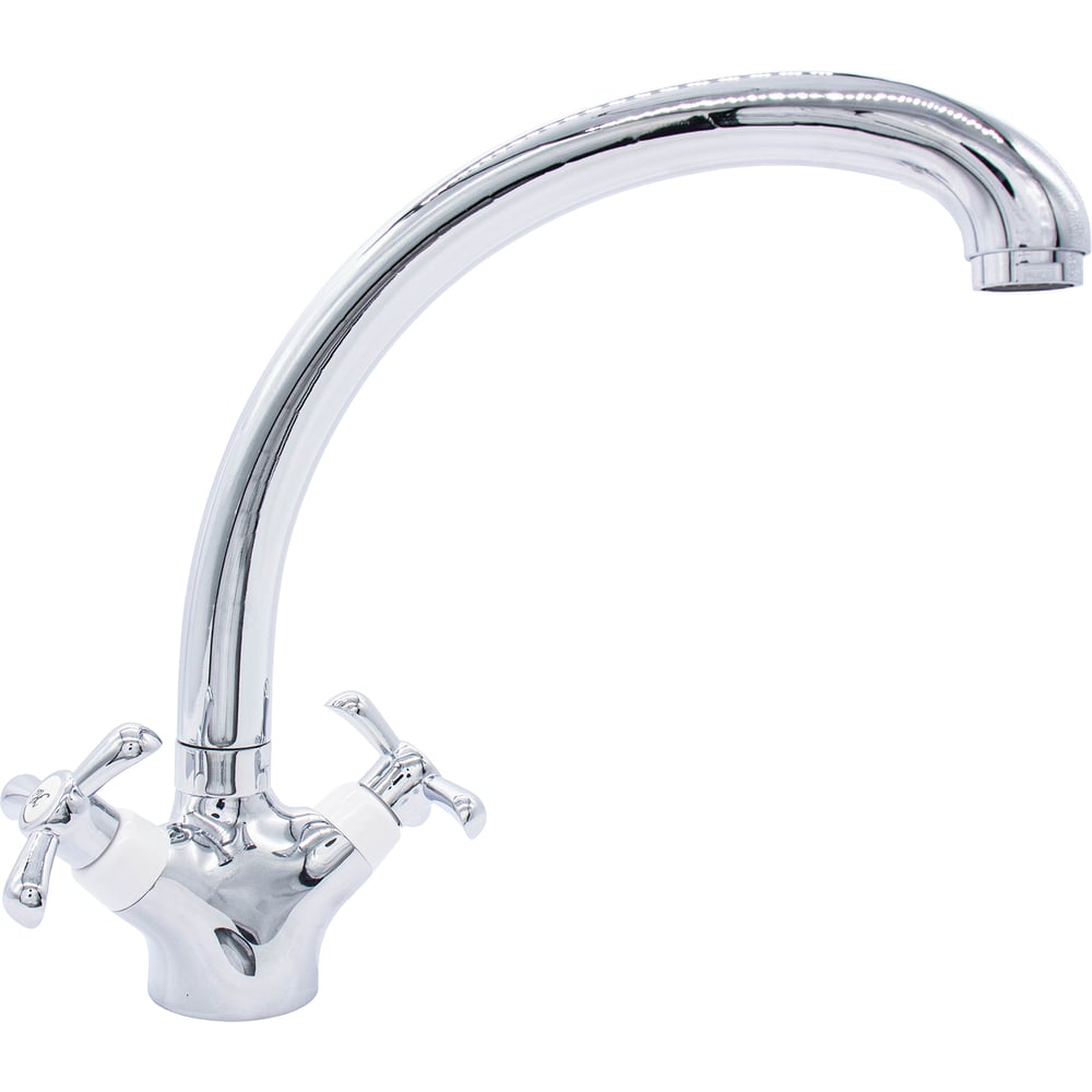 Изображение товара Смеситель для кухни Doron DC 1907-N двухрычажный с поворотным изливом