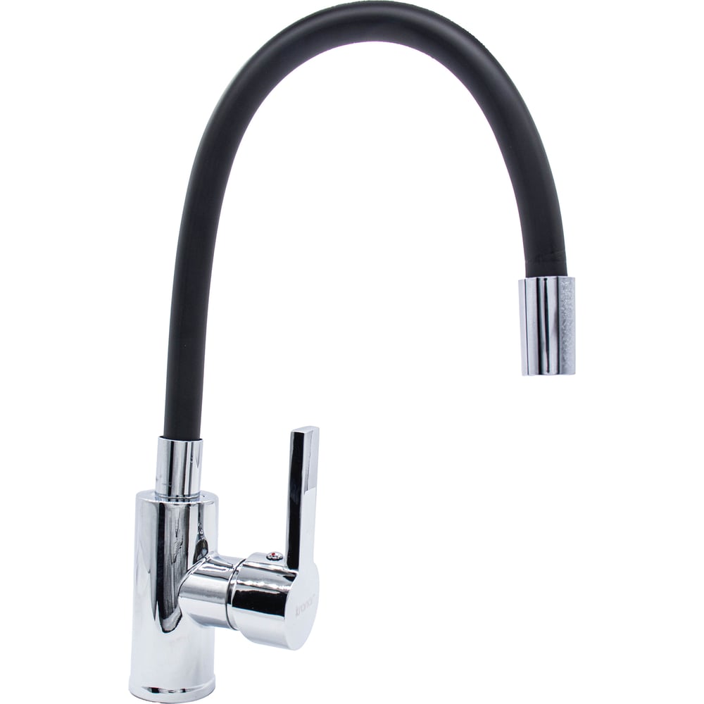 Изображение товара Кухонный смеситель Kranar KC 2626BLACK-N с гибким изливом и современным дизайном