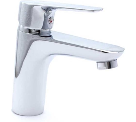 Изображение товара Смеситель для умывальника Doron DL 2325-N, шаровый, хром, излив короткий, п/г (1/10) 003336