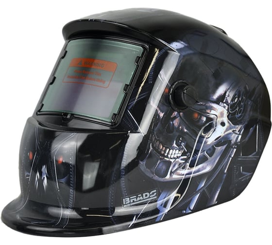 Изображение товара Сварочная маска BRADO 302S (1/1/1/2; 92x42мм; DIN4/9-13, шлифовка) 00-00024890