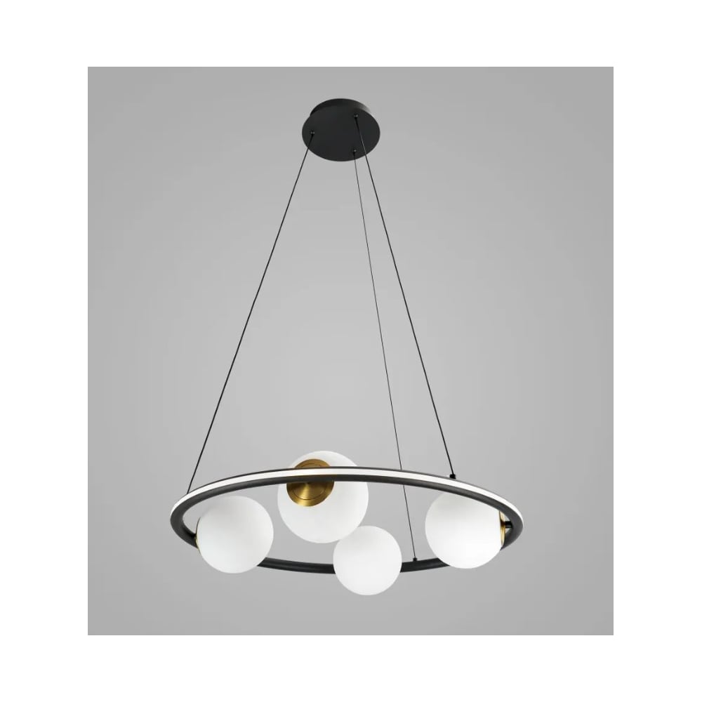 Изображение товара Люстра iSVET ACL-104 с круглыми плафонами и цветным оформлением ৬