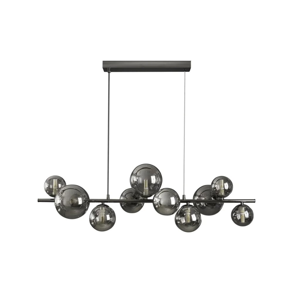 Изображение товара Люстра iSVET на кухню с глянцевыми плафонами и цоколем G9 120 см