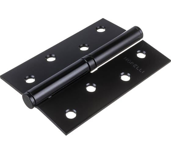 Изображение товара Петля MORELLI MSD 100х70х2.5 BL L, стальная, левая, цвет - черный 9012493