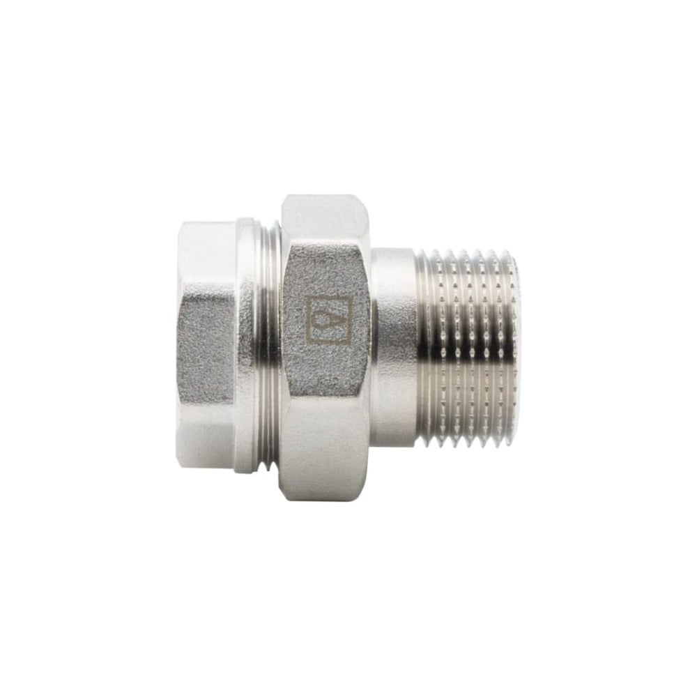 Изображение товара Американка прямая ALATO ВР-НР латунь никелированная 1 1/2 дюйма