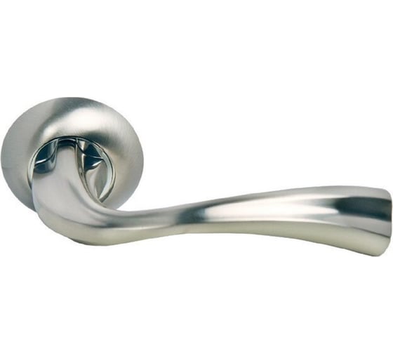 Изображение товара Дверная ручка MORELLI "Сон" MH-15 SN/CP, цвет - белый никель/ хром 9008950