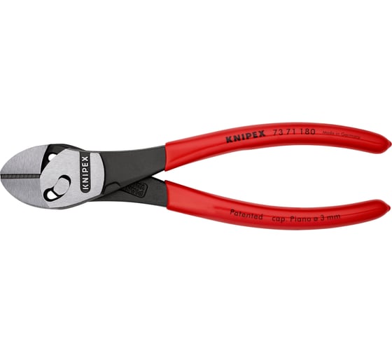 Изображение товара Бокорезы KNIPEX TwinForce® 180 мм, 1К ручки, KN-7371180