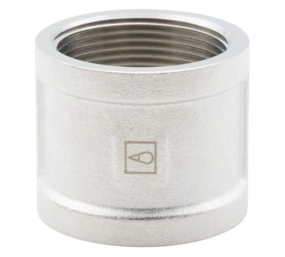 Изображение товара Муфта ALATO ВР-ВР, латунь никелированная 1.1/2 (5/25) 0101-4040