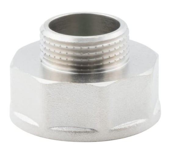 Изображение товара Муфта переходная (переходник) ALATO ВР-НР, латунь никелированная 1.1/2x1.1/4 (5/40) 0105-4032