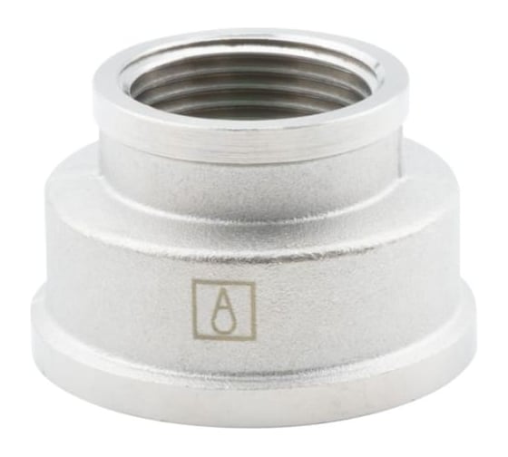 Изображение товара Переходная муфта ALATO ВР-ВР, латунь никелированная 2x1 (1/30) 0102-5025