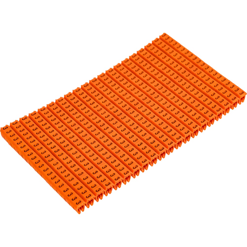 Изображение товара Маркировка кабеля ONKA KCG 2 1,5-2,5 мм.кв. упаковка 400 шт. оранжевая