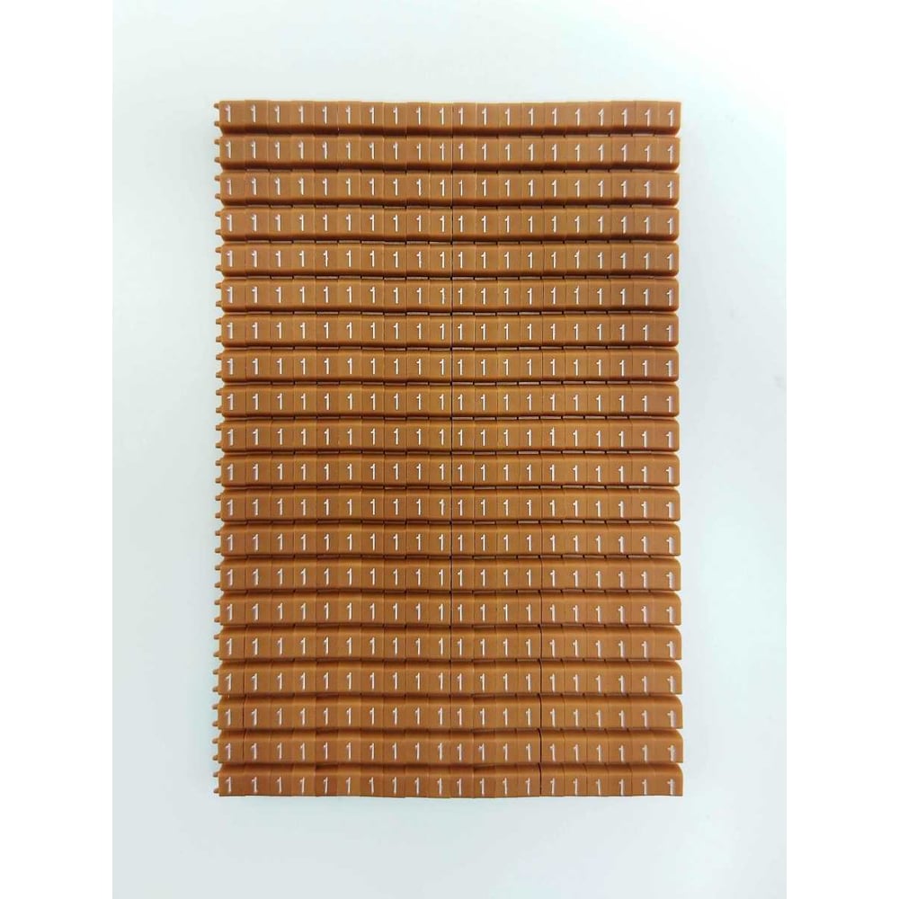 Изображение товара Маркировочный кабель ONKA KCG 3 (4,0…6,0 мм квадратных) 400 шт коричневый