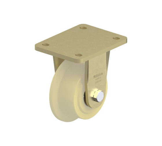 Изображение товара Одноребордные колёса из блочного полиамида "КубаньЛитМаш" со сварной стальной панелью BS-SPKGSPO 100K