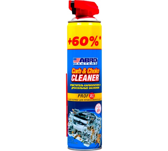 Изображение товара Очиститель карбюратора ABRO MASTERS PROF XL спрей 650 мл, шт CC-120-SH-RW