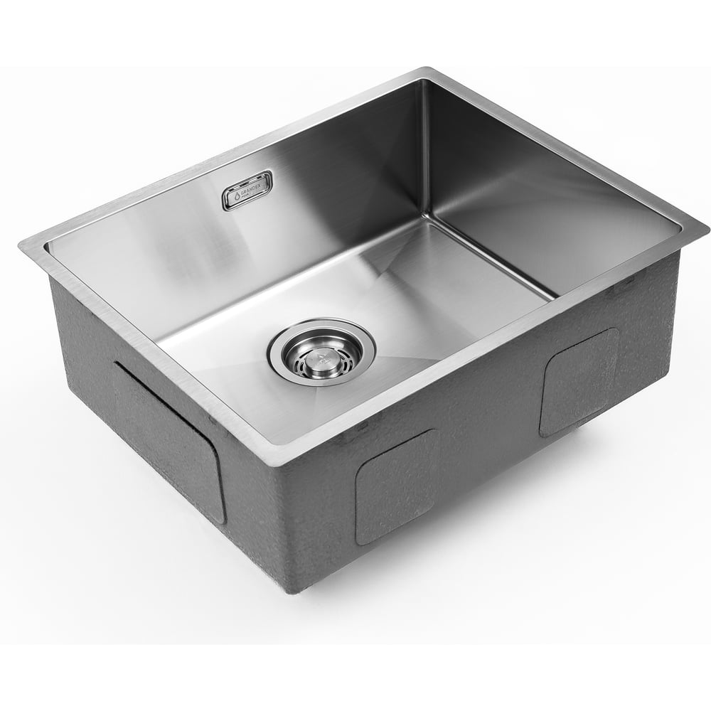 Изображение товара Мойка кухонная Grandex AQUA PROLINE 54 504174 нержавеющая сталь хром