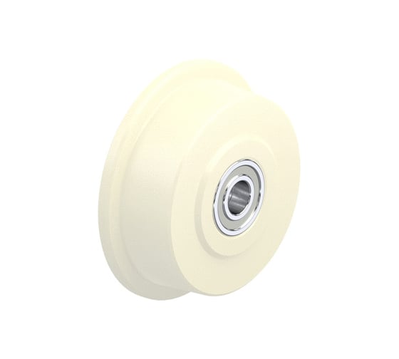 Изображение товара Одноребордные колёса из блочного полиамида "КубаньЛитМаш" SPKGSPO 125К SPKGSPO 125K