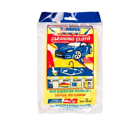 Изображение товара Очищающая салфетка ABRO Masters микрофибра, жёлтая CT-210-YE