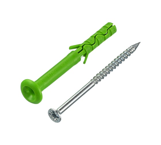 Изображение товара Дюбель-гвоздь РК ГРУП Роскреп 6x60 грибовидная манжета, 200 шт. пакет РКГ00016686