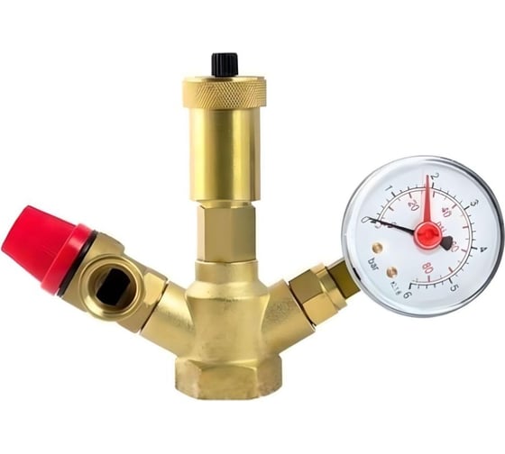 Изображение товара Группа безопасности VIEIR мини 1,5 бар (20/1шт) AQ1123A