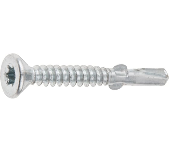 Изображение товара Саморез с крыльчаткой (флюгель) STARFIX 6,3x60 мм, цинк, сверло, T30 100 шт. SMC2-37333-100