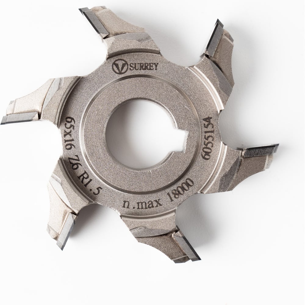 Изображение товара Фреза SURREY кромочная DIA 65x16x12,5 z6 R 1,5 мм/R 1 мм LH TL20442