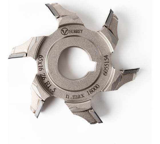 Изображение товара Фреза SURREY кромочная DIA 65x16x12,5 z6 R 1,5 мм/R 1 мм LH TL20442