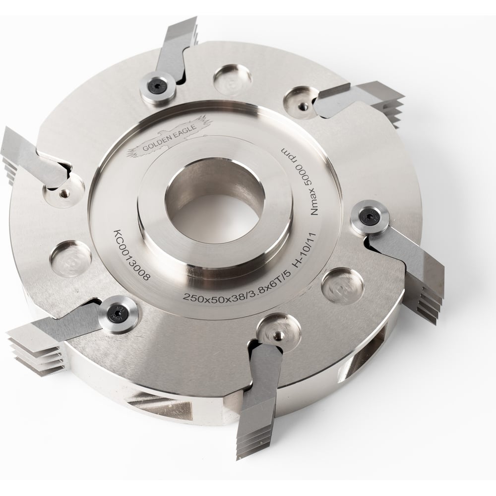 Изображение товара Фреза для сращивания Golden Eagle 250x50x38 з6 шип сменные ножи HSS