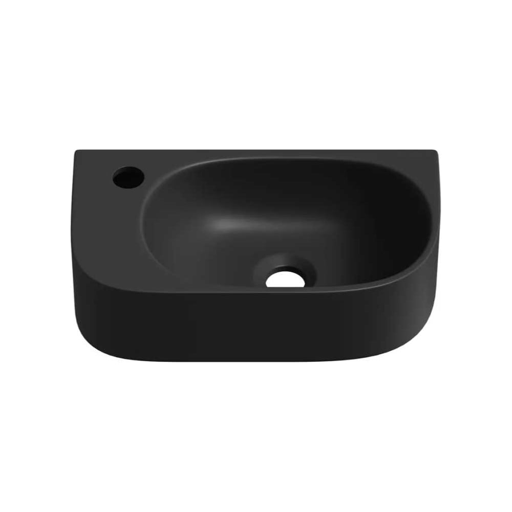 Изображение товара Настенная или накладная раковина Lavinia Boho Bathroom Sink 40х22 см черная санфарфор