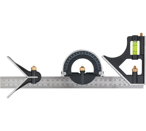 Изображение товара Комбинированный угольник МастерАлмаз угломер, 300 мм 10509113