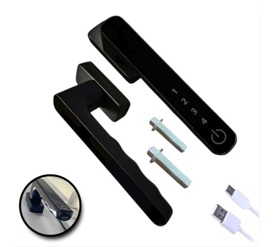 Изображение товара Ручка электронная с кодом Метизик (черная) 8701